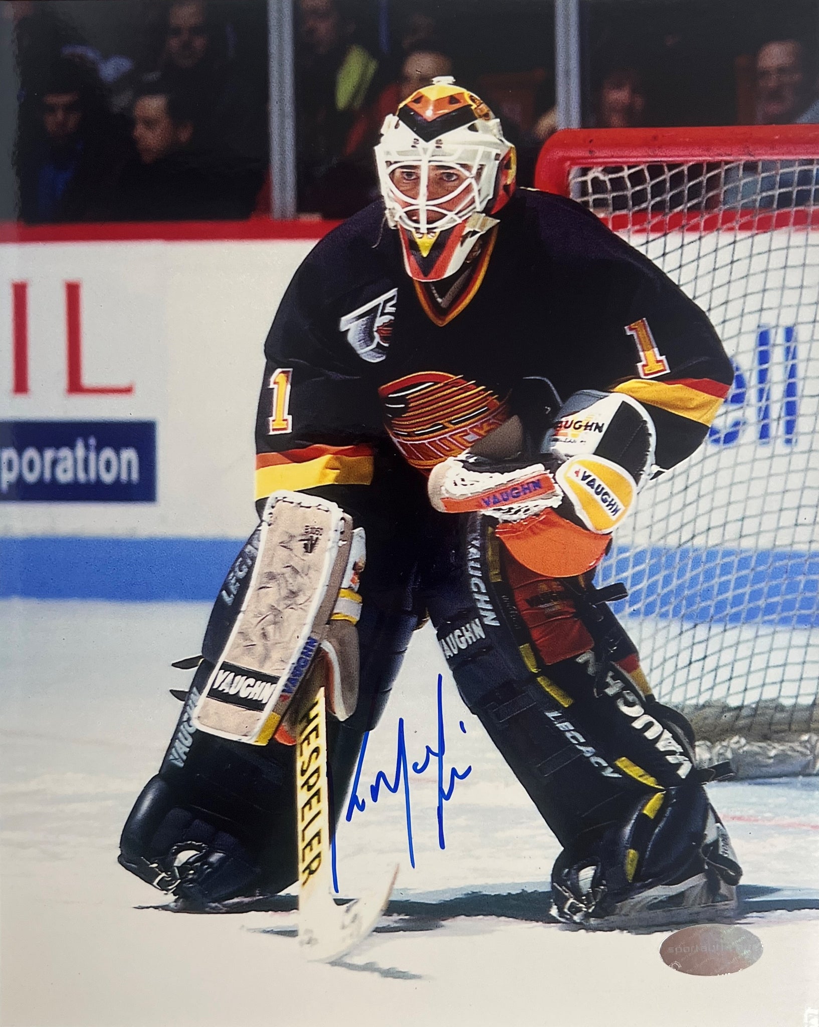 Kirk McLean ~ Vancouver Canucks Autographed 8x10 Photo