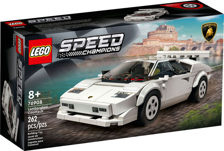 Lego ~ Speed Champions - Lamborghini Countach Building Kit #76908