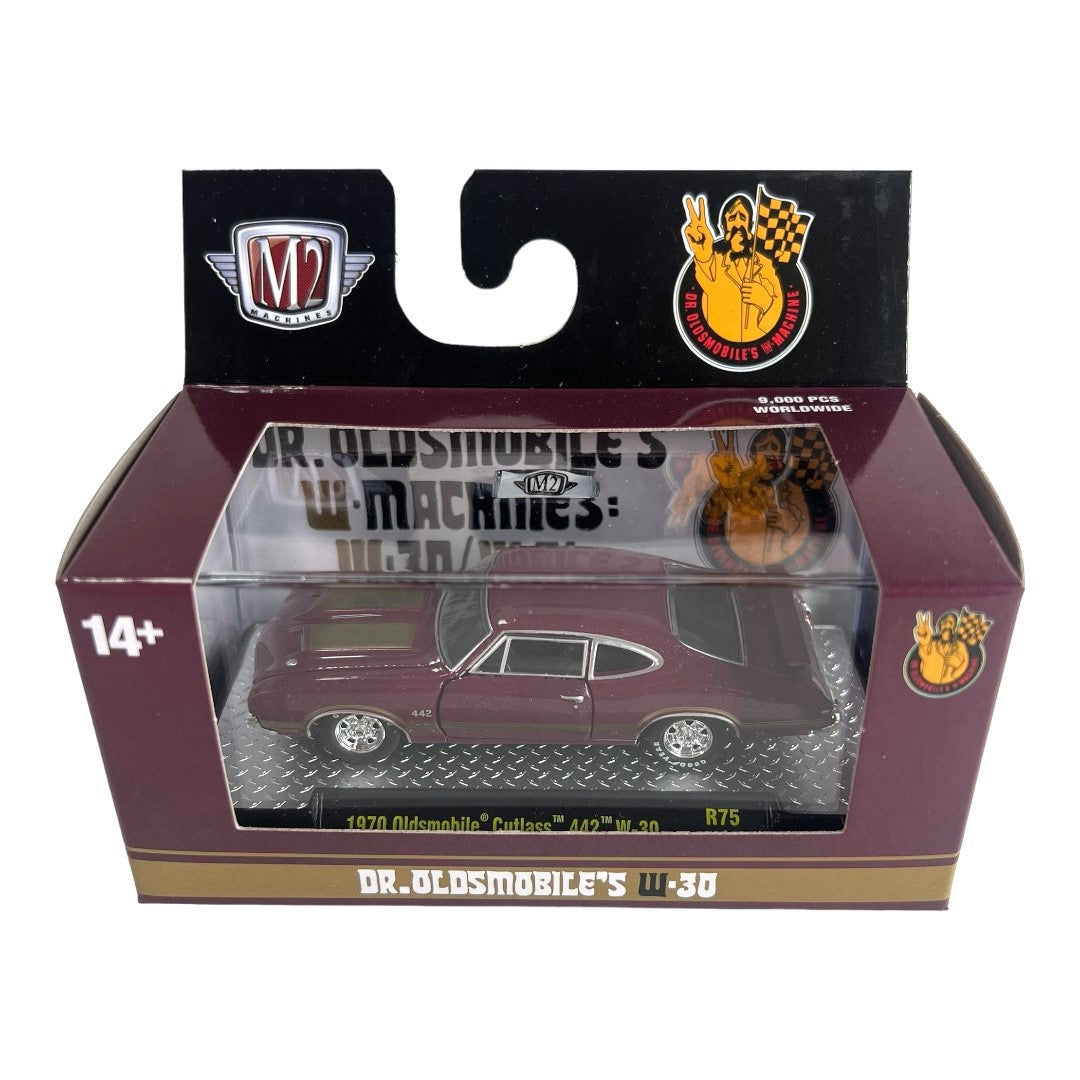 M2 Machines ~ 1970 Oldsmobile Cutlass 442 W-30. 1:64 Scale