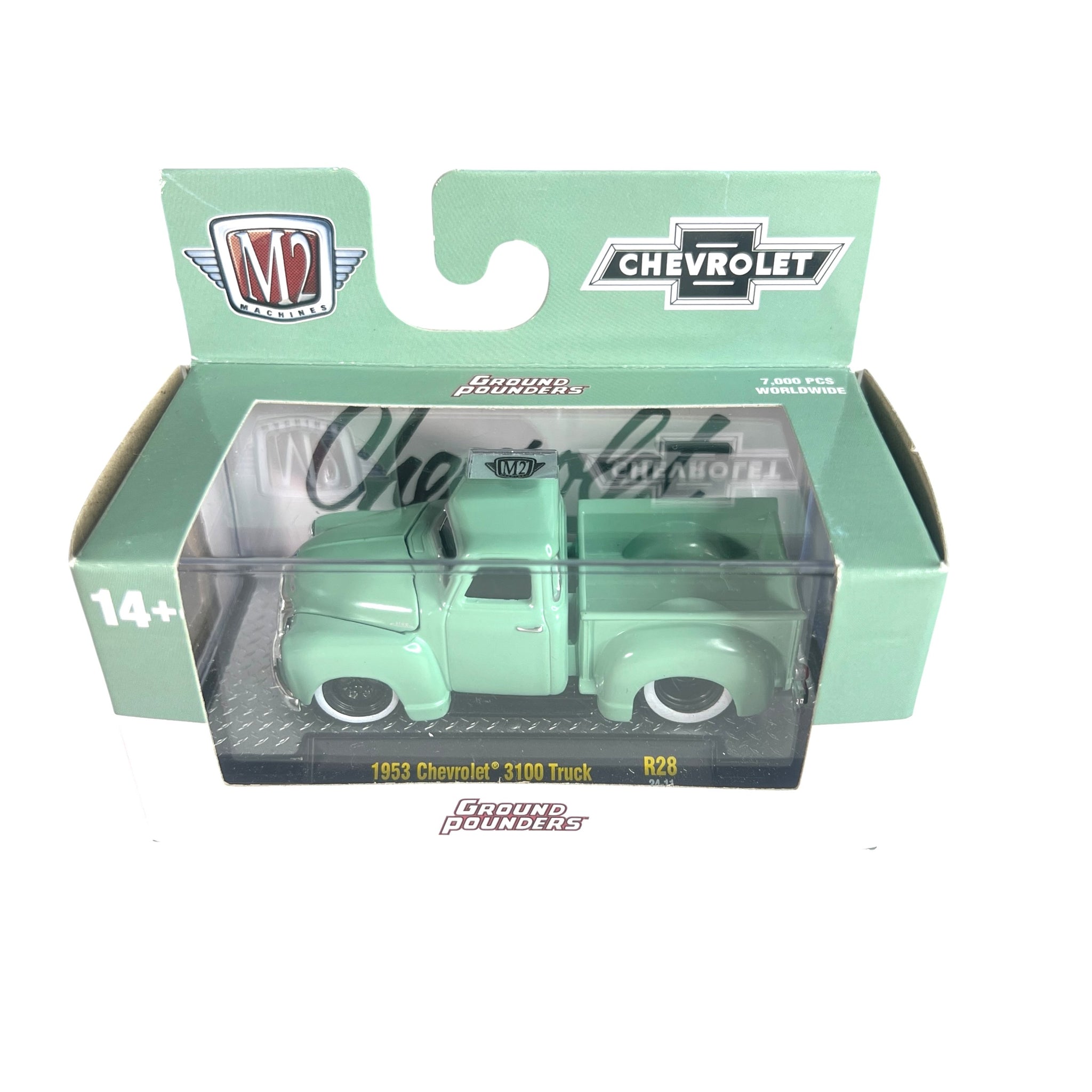 M2 Machines: Ground Pounders - 1953 Chevrolet 3100 Truck - 1:64 Scale