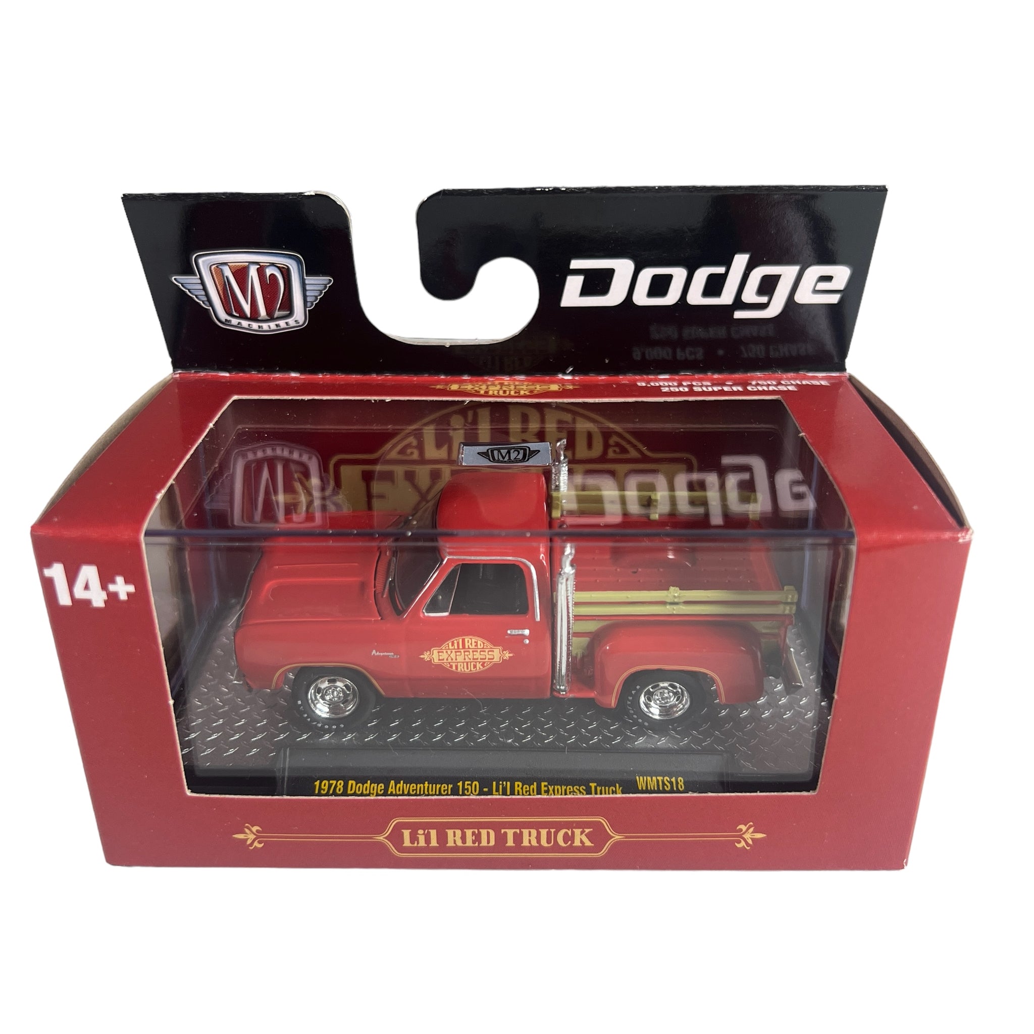 M2 Machines ~ 1978 Dodge Adventurer 150 - Li'l Red Express Truck - 1:64 Scale