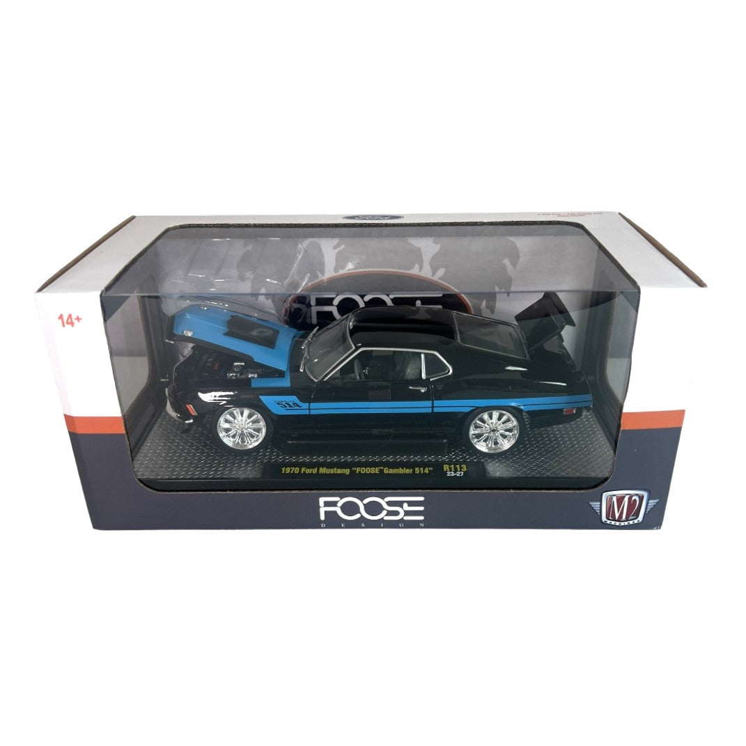 M2 Machines ~ Foose Design 1970 Ford Mustang Gambler 514 1:24 Scale