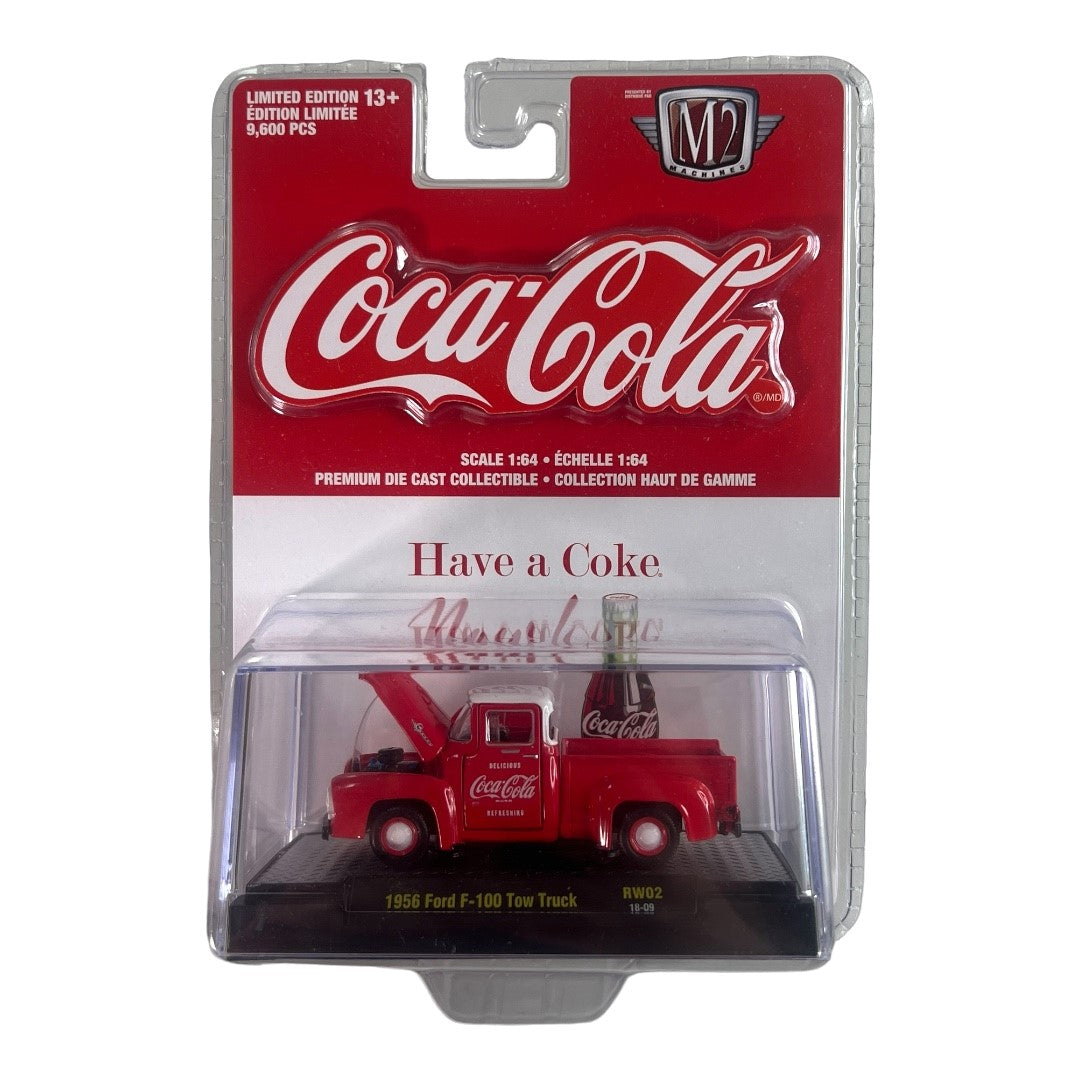 M2 Machines ~ Coca-Cola 1956 F-100 Tow Truck. 1:64 Scale