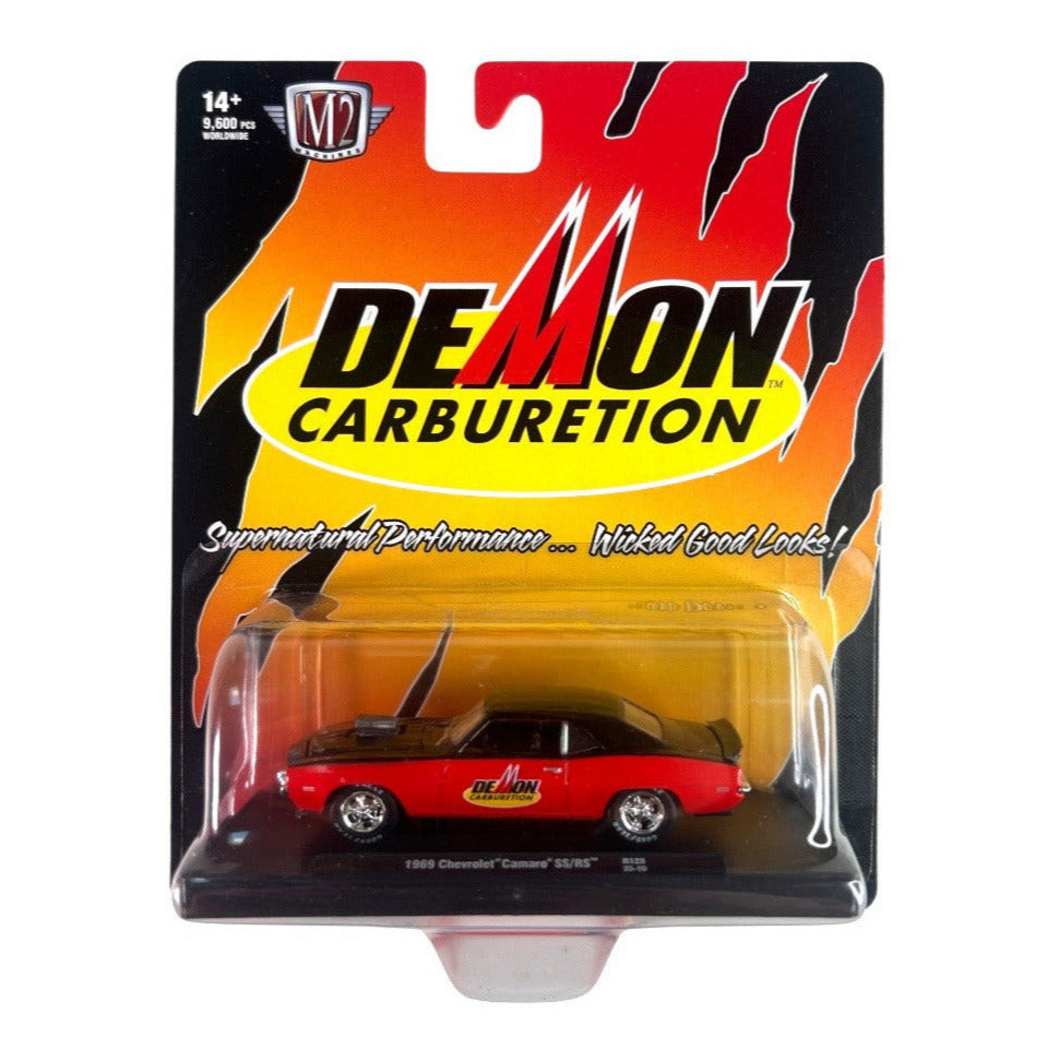 M2 Machines: Auto Drivers - Demon Carburetion - 1969 Chevrolet Camaro SS/RS - 1:64 Scale