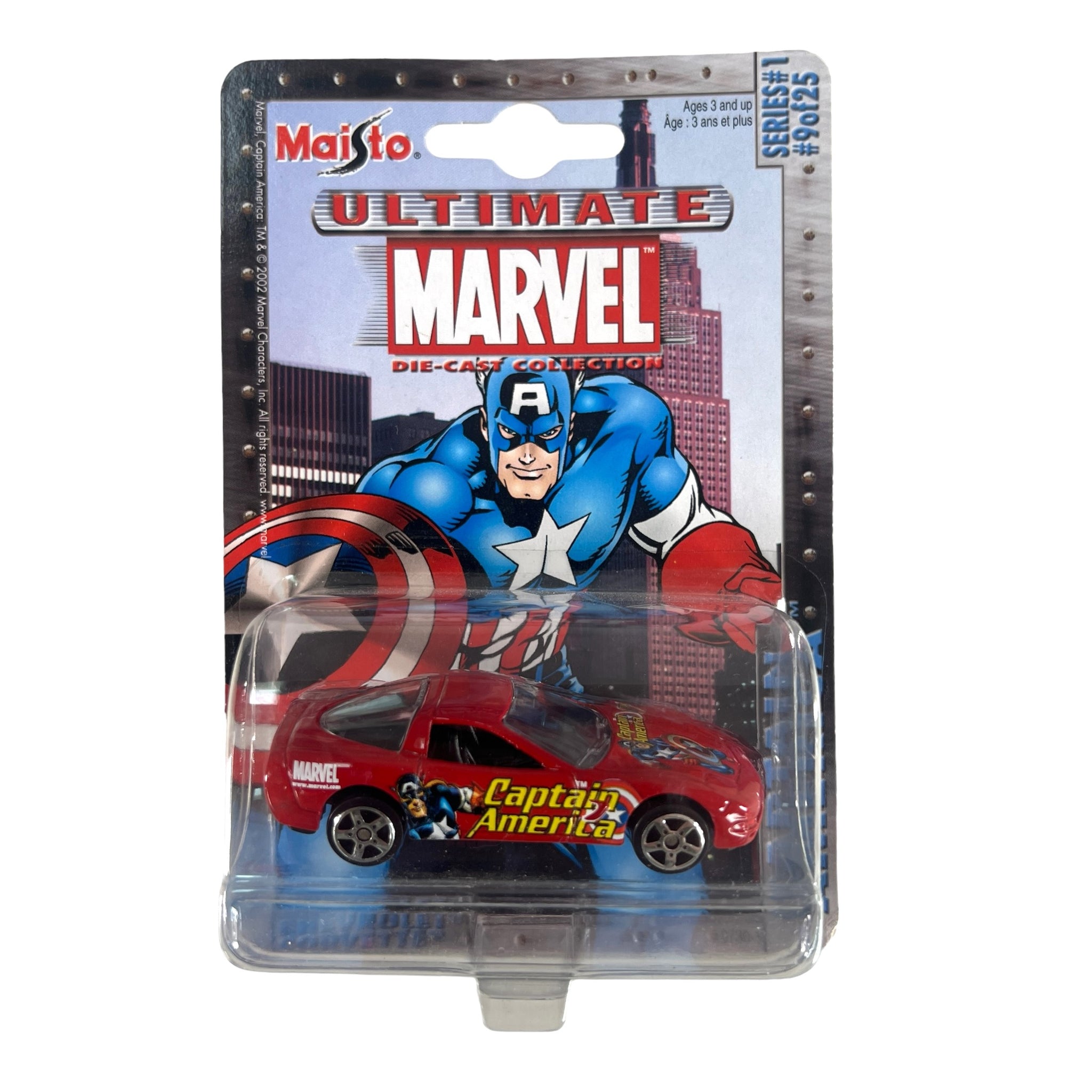 Maisto ~ Captain America Chevrolet Corvette 1:64 Scale