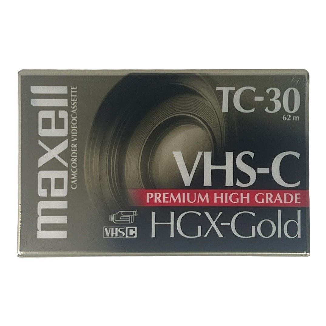 Maxell VHS-C - HGX Gold TC-30 Video Tape