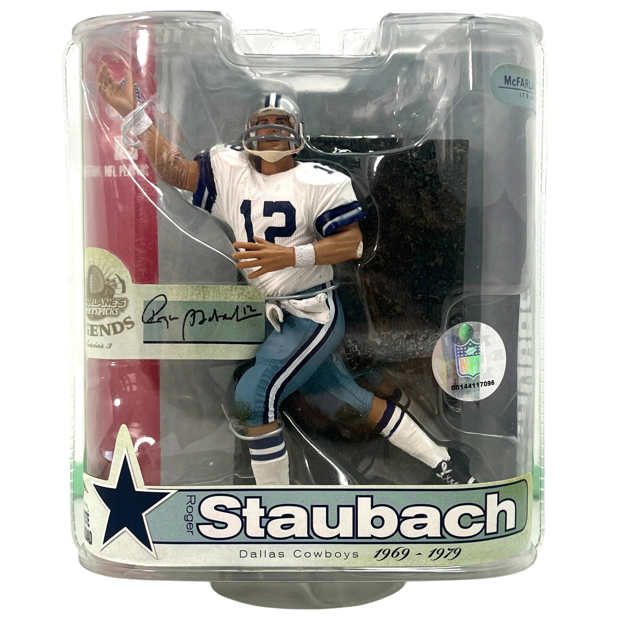 Mcfarlane Toys - NFL Legends Series 3: Roger Staubach Dallas Cowboys