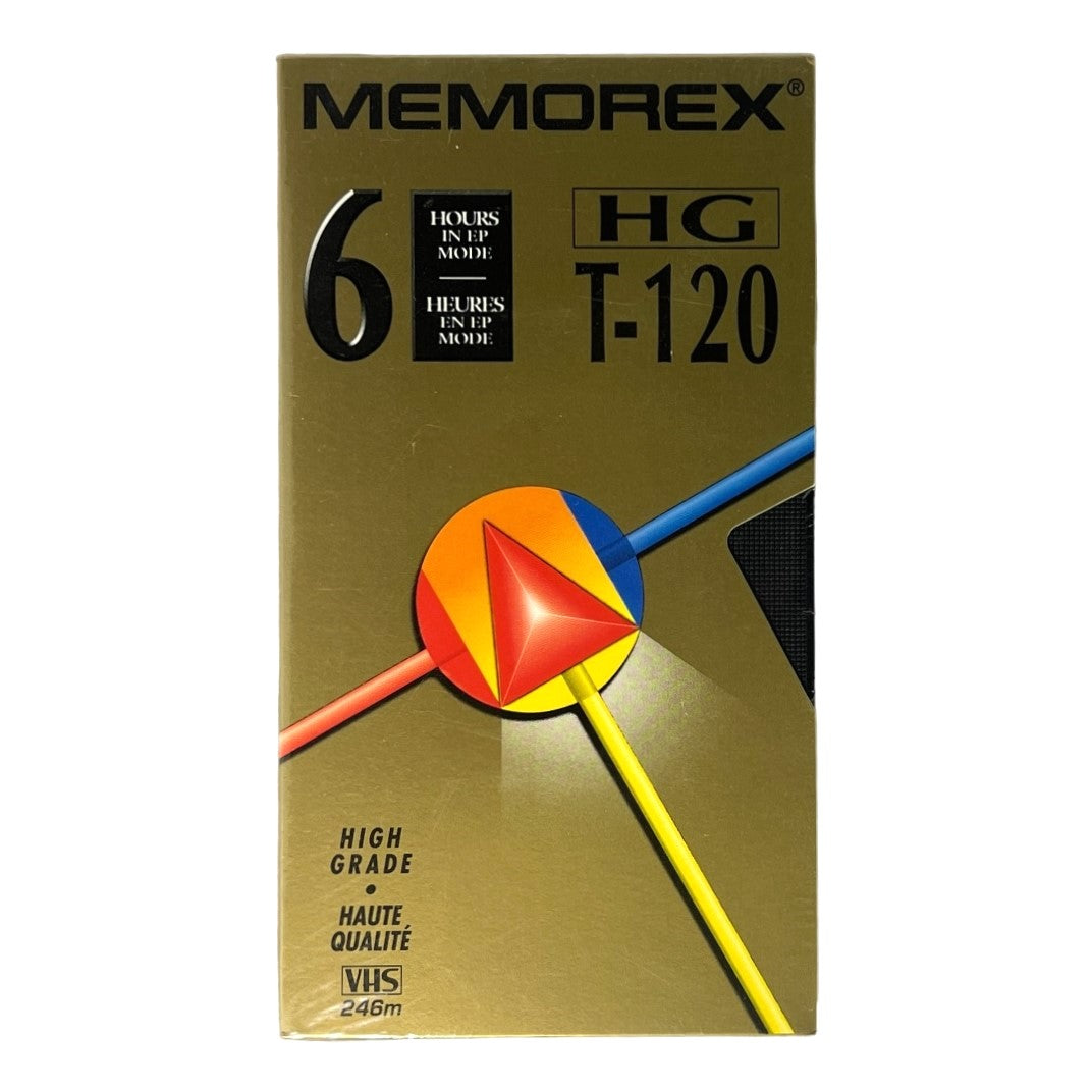 Memorex ~ HG T-120 6 Hrs VHS Video Cassette