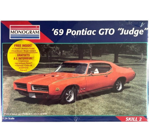Monogram: '69 Pontiac GTO "Judge" #2443 - 1:24 Scale Model