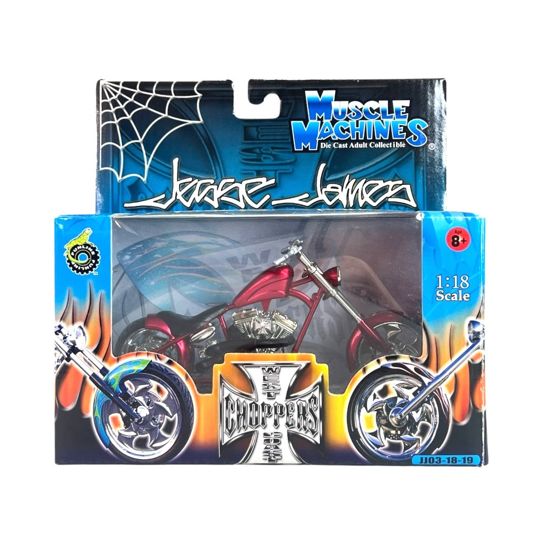 Muscle Machines - Jesse James - West Coast Choppers: El Diablo II - Rigid - JJ03-18-19 - 1:18 Scale (Copy)