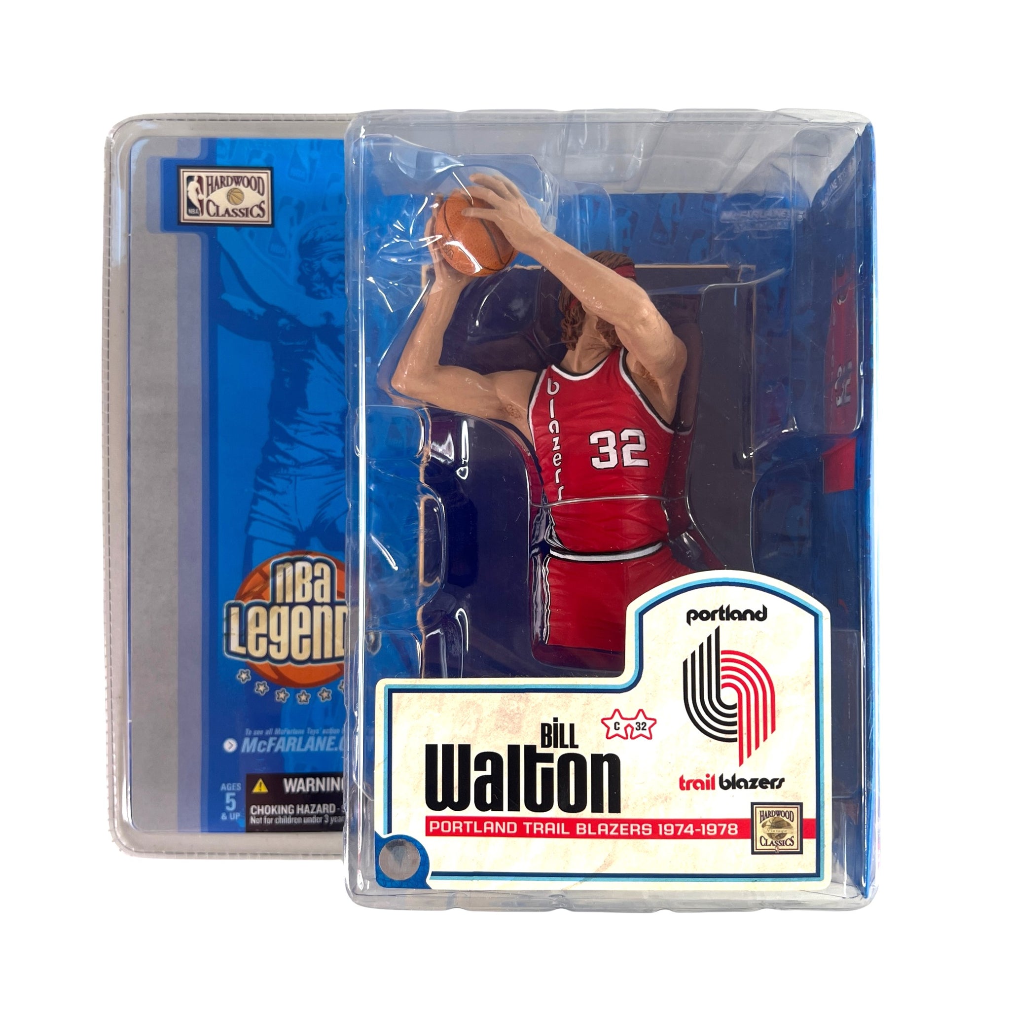 McFarlane ~ NBA Legends Bill Walton Portland Trail Blazers Figure