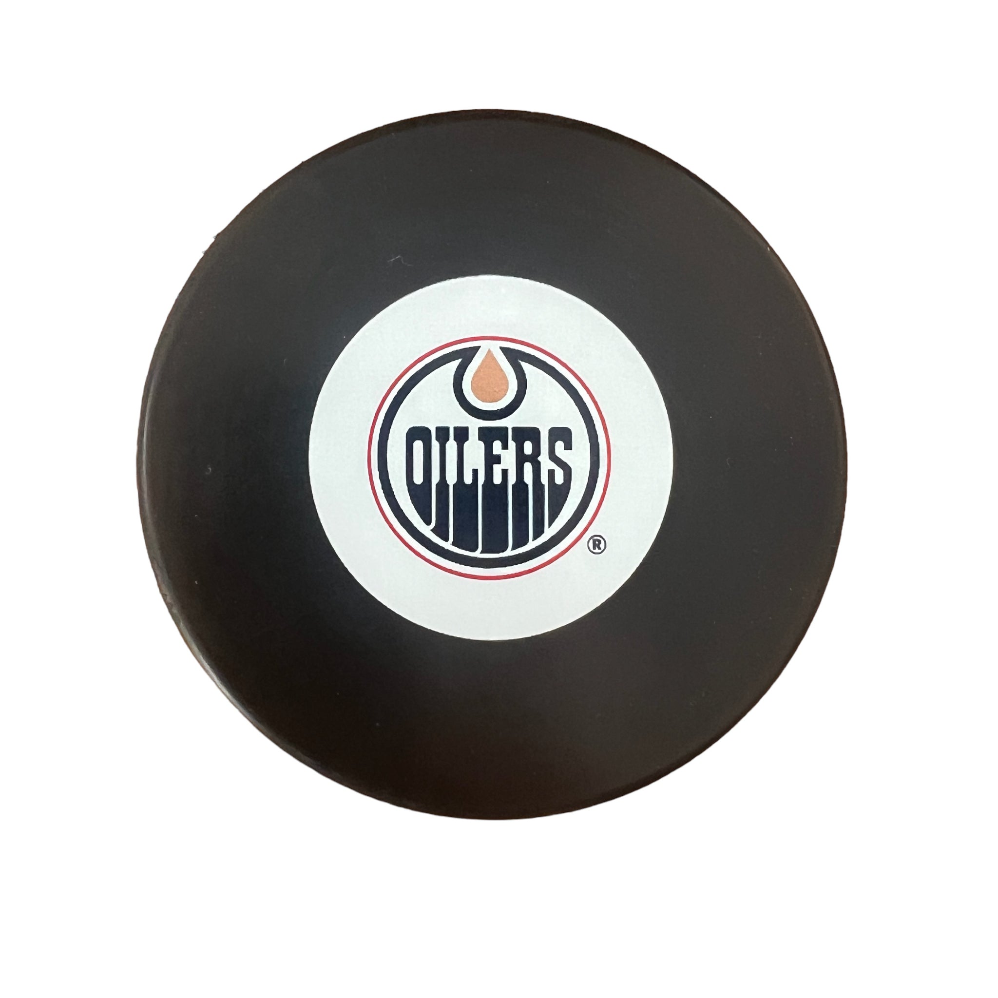 NHL Edmonton Oilers 1996-2011 Souvenir Puck Medium Logo 1