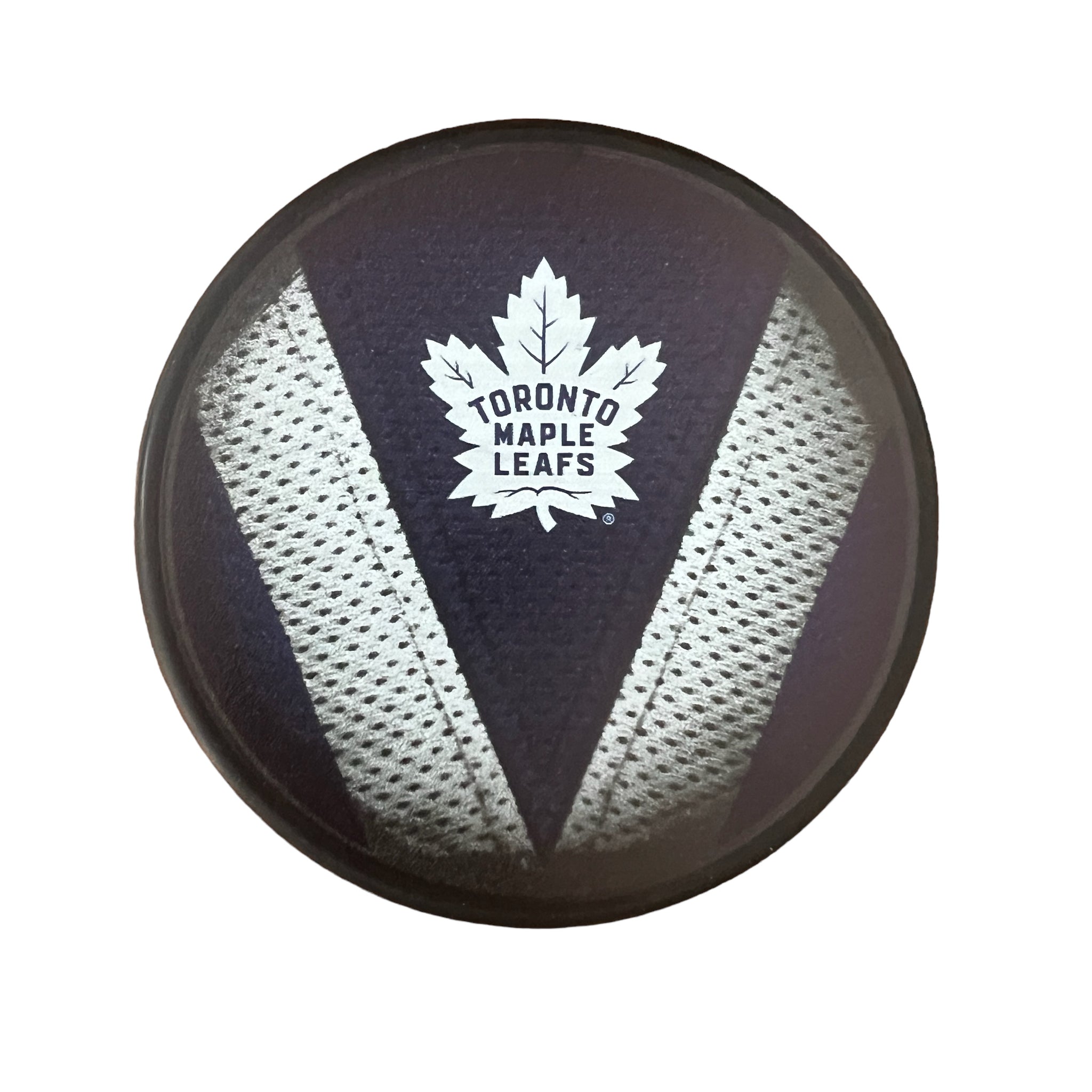 NHL Toronto Maple Leafs Stitch Souvenir Collector's Puck