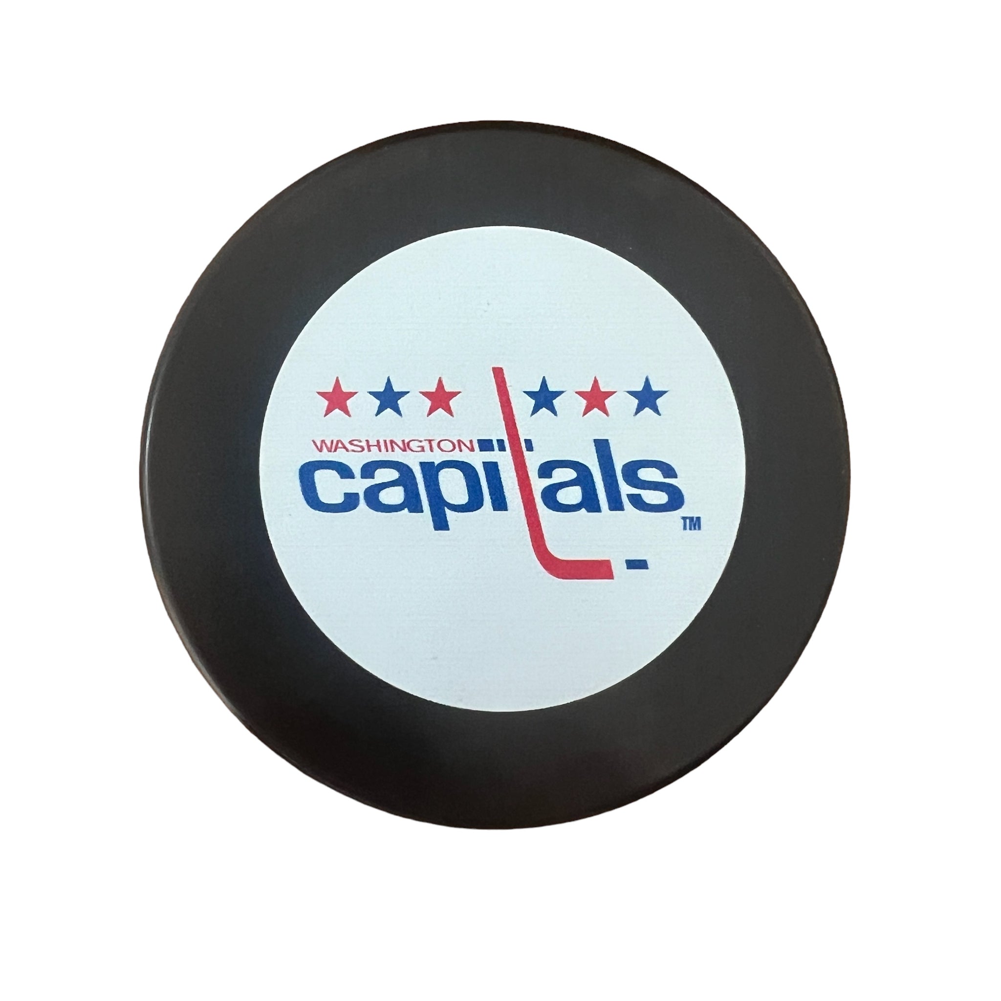 NHL Washington Capitals Vintage Souvenir Puck Large Logo