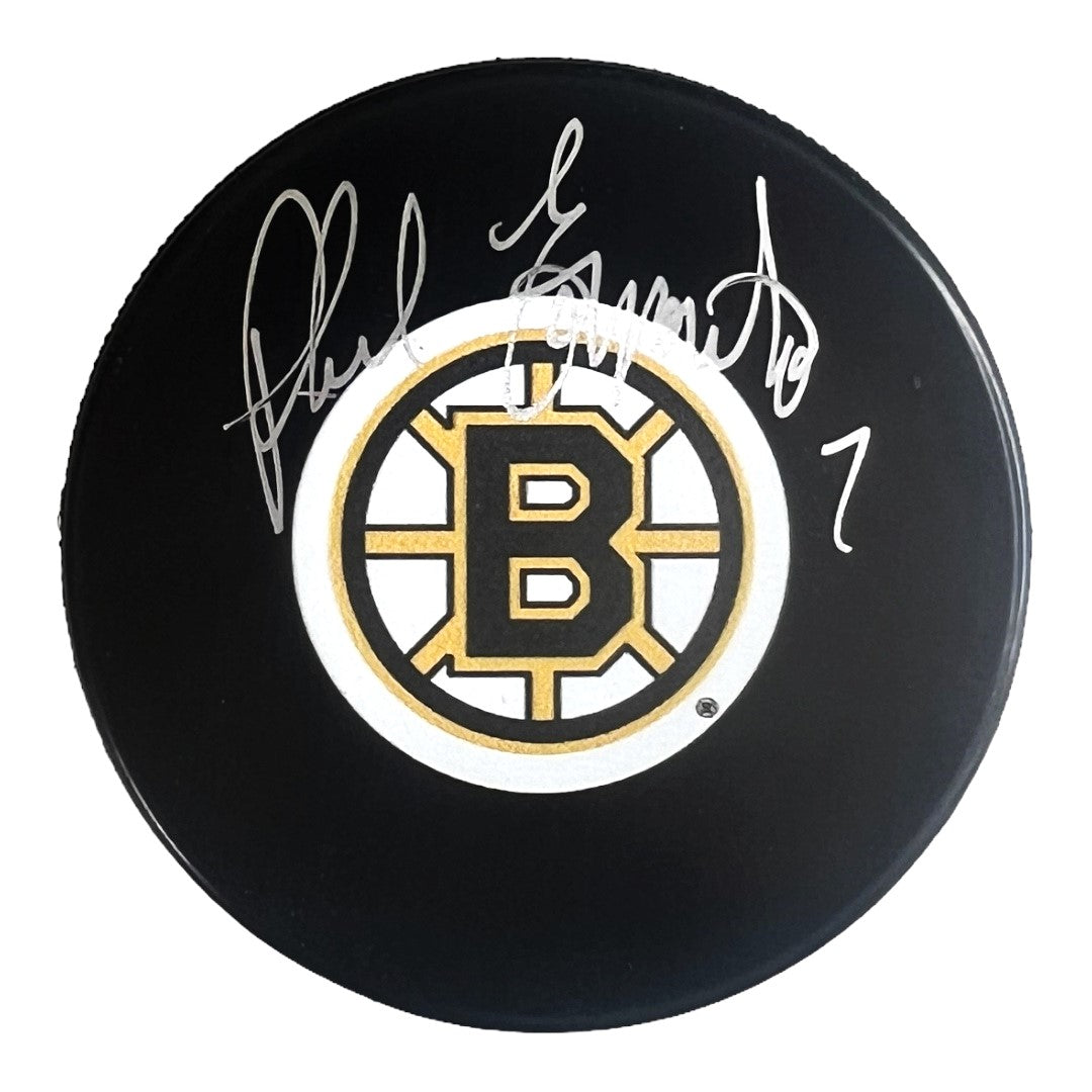 Phil Esposito ~ Boston Bruins Autographed Puck