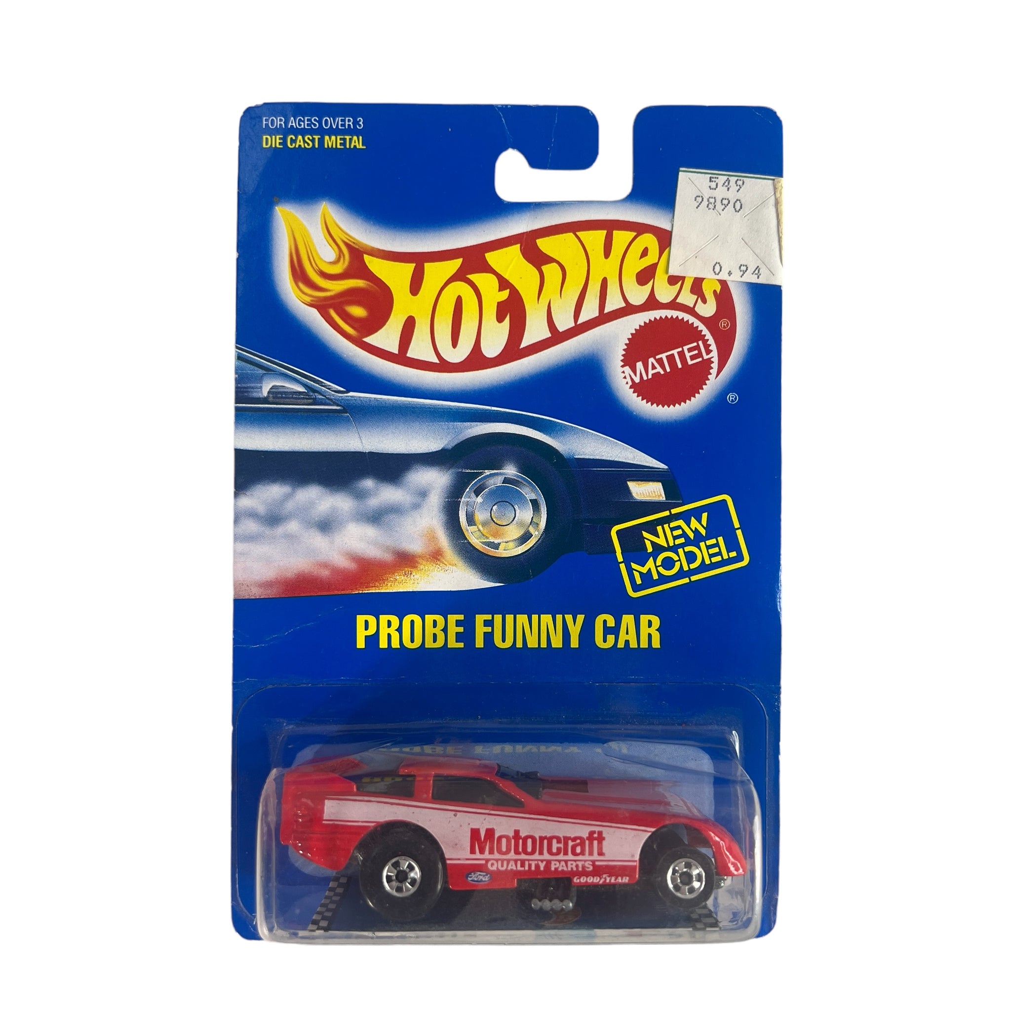 Hot Wheels ~ Probe Funny Car on Blue Card Collector No. 84. 1:64 Scale