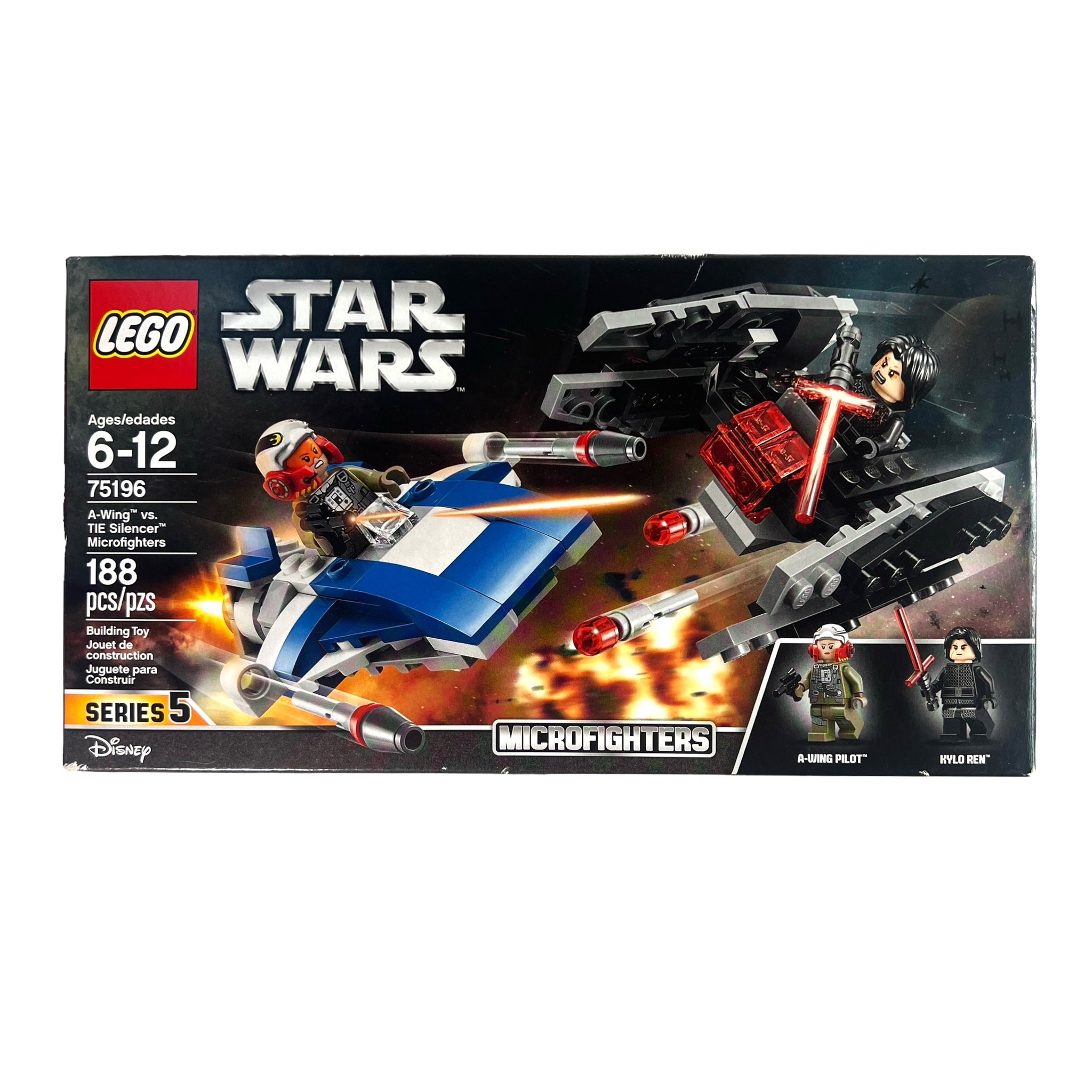 Lego Star Wars A-Wing vs Tie Silencer Microfighters #75196