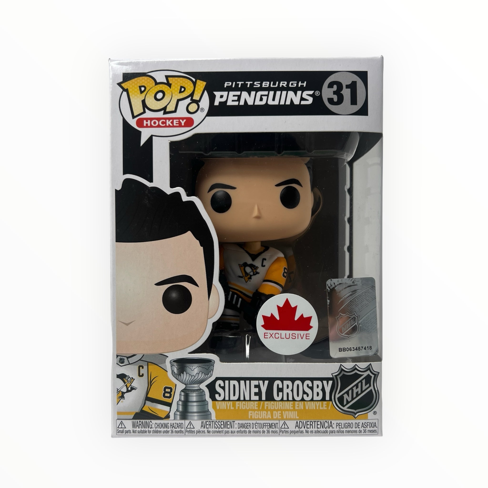 Funko Pop Hockey ~ Sidney Crosby #31 Canadian Exclusive