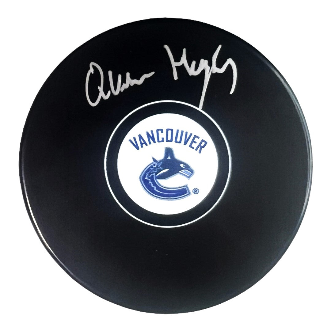 Quinn Hughes ~ Vancouver Canucks Autographed Puck