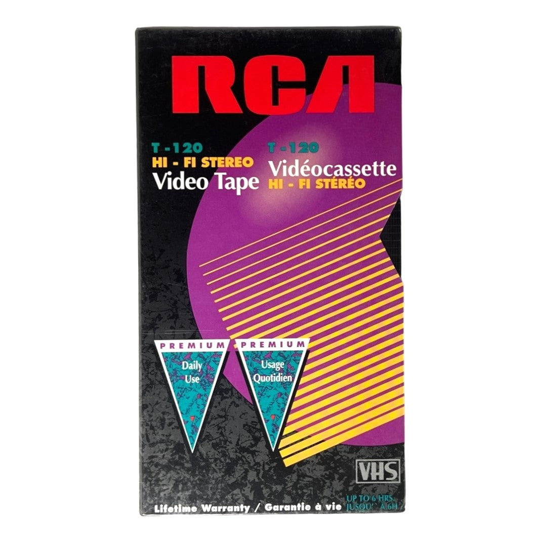 RCA ~ T-120 6 Hrs VHS Video Cassette