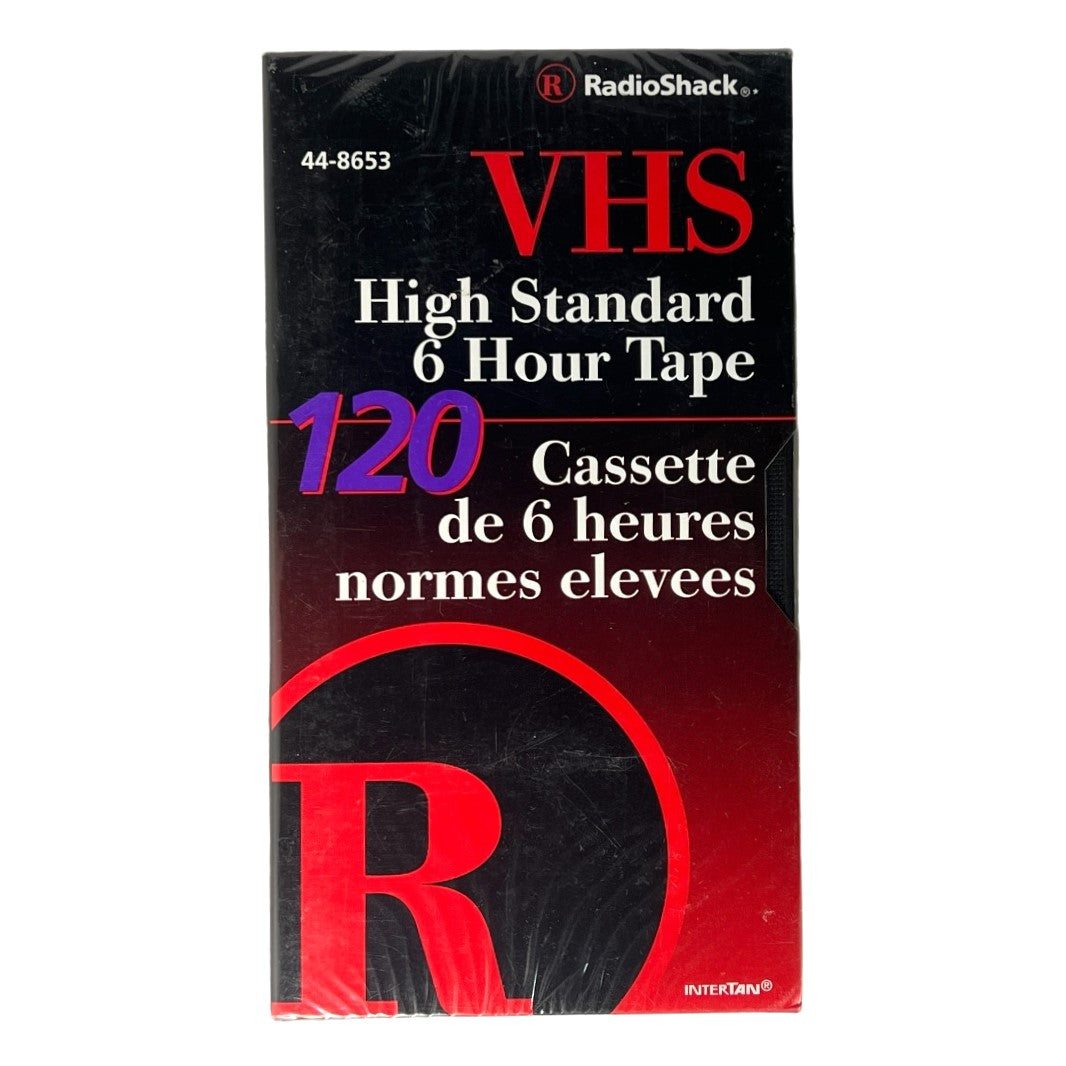 Radioshack ~ High Standard T-120 6 Hrs VHS Video Cassette