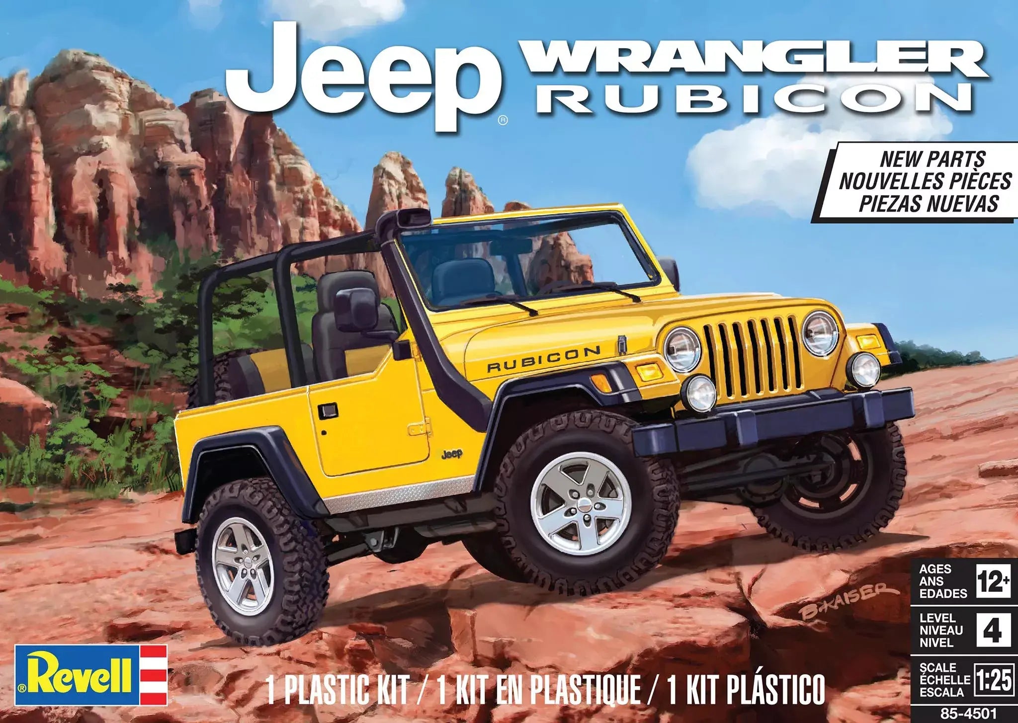 Revell: Jeep Wrangler Rubicon - 1:25 Scale Model