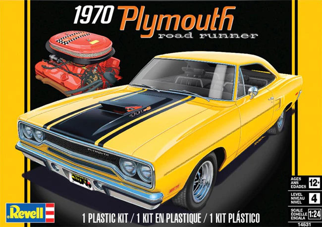 Revell ~ 1970 Plymouth Road Runner - 1:24 Scale Model