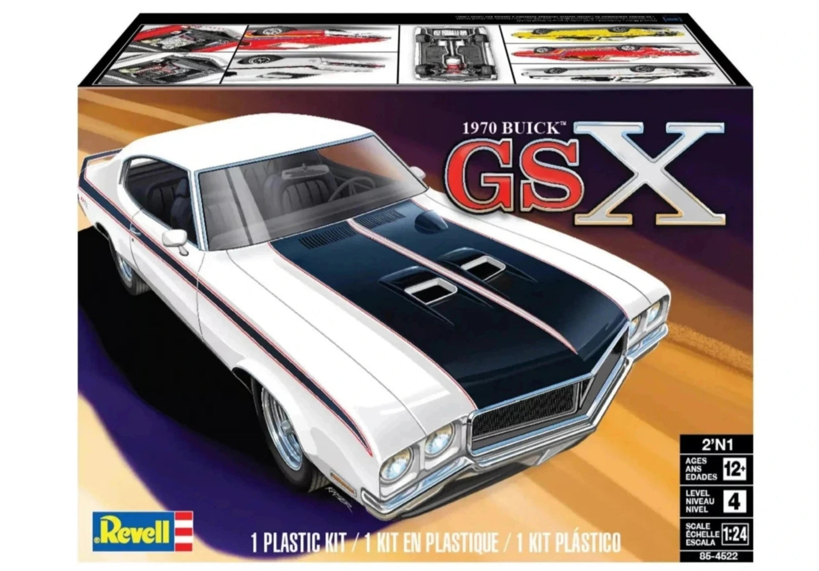 Revell: 1970 Buick GSX - 2'N1 - 1:24 Scale Model