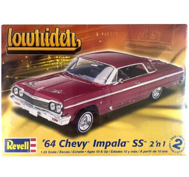 Revell: Lowrider - '64 Chevy Impala SS 2'n 1 - #85-2574 - 1:25 Scale Model