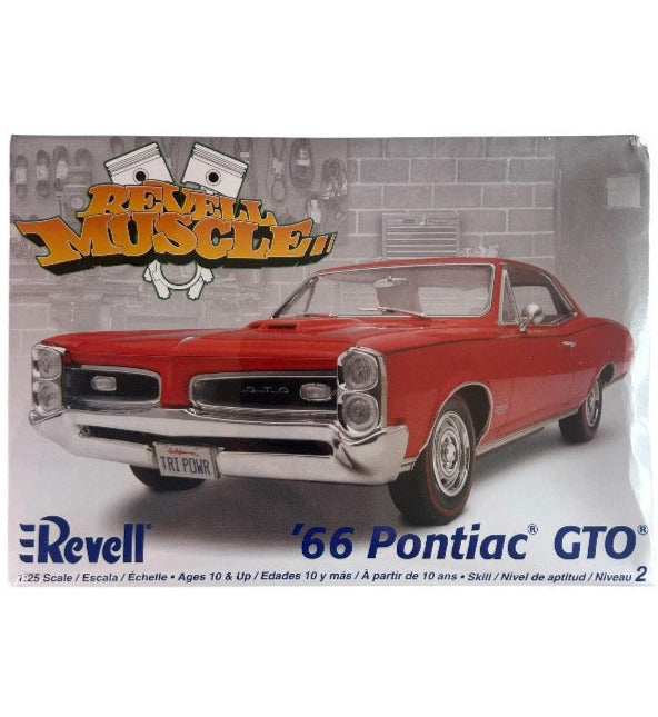 Revell: Revell Muscle - '66 Pontiac GTO - #85-2873 - 1:25 Scale Model