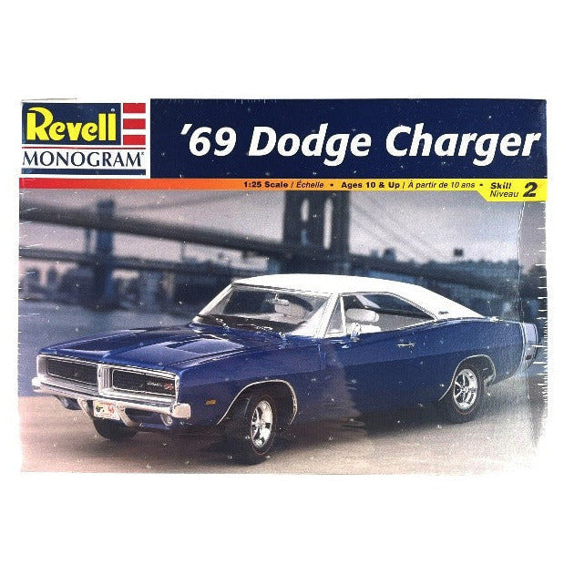 Revell Monogram: '69 Dodge Charger #85-2546 - 1:25 Scale Model
