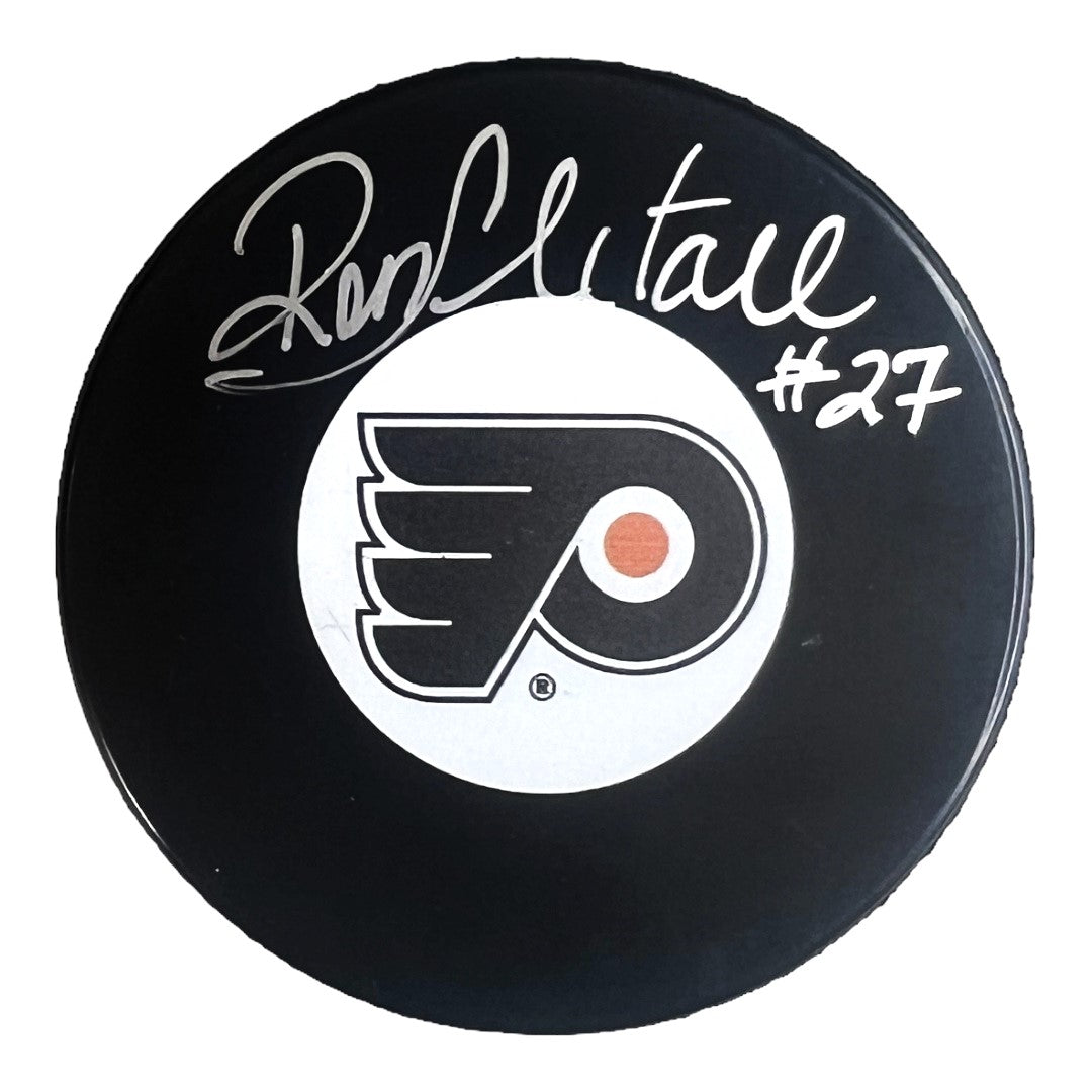 Ron Hextall ~ Philadelphia Flyers Autographed Puck