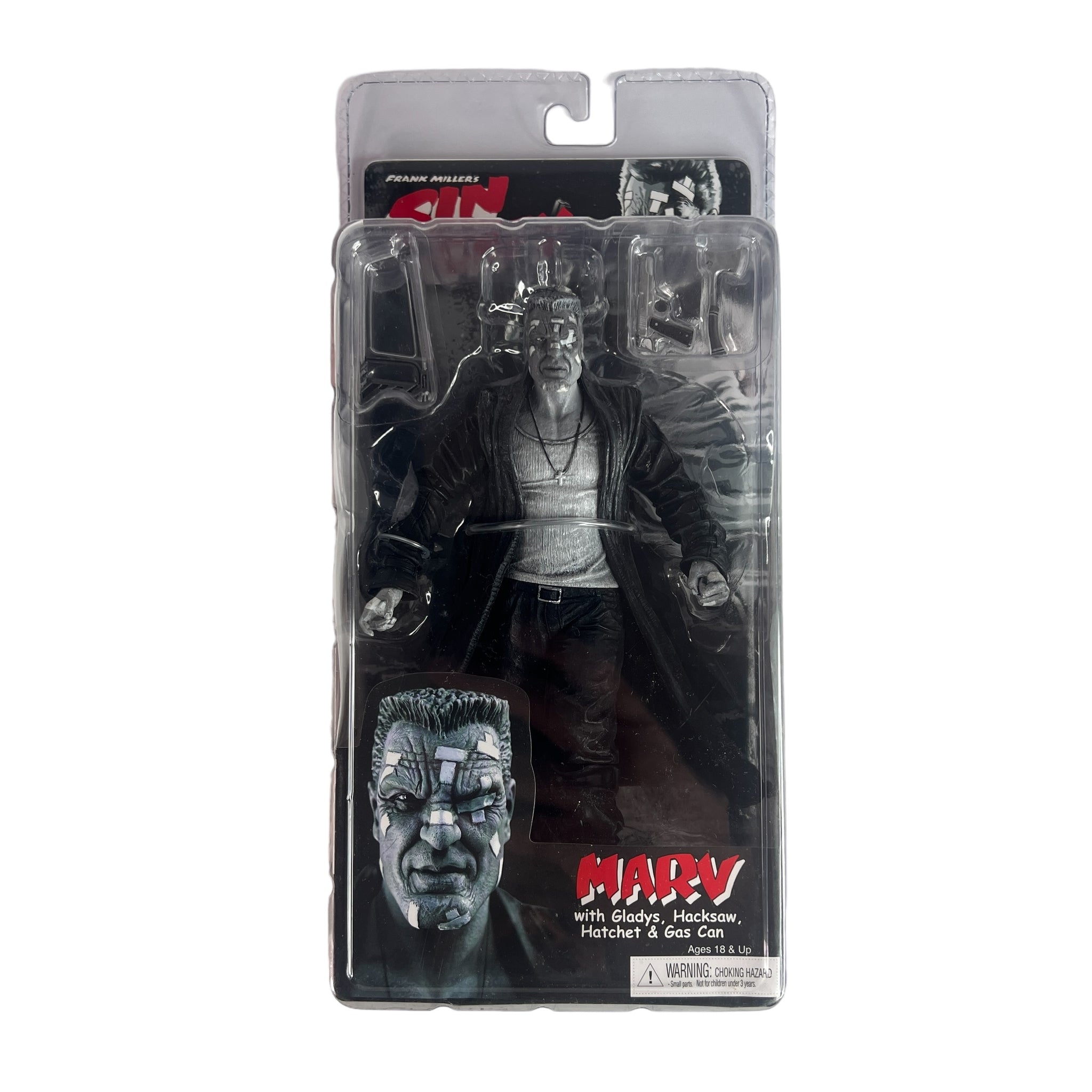 Neca - Reel Toys - Sin City ~ Marv - Black & White Version