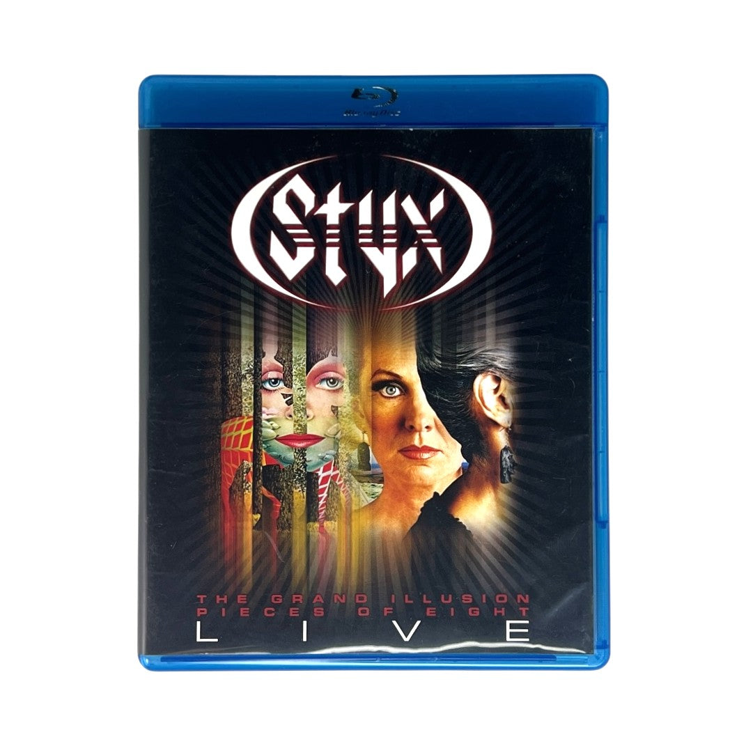 Styx - The Grand Illusion / Pieces of Eight - Live ~ Used Blu-ray