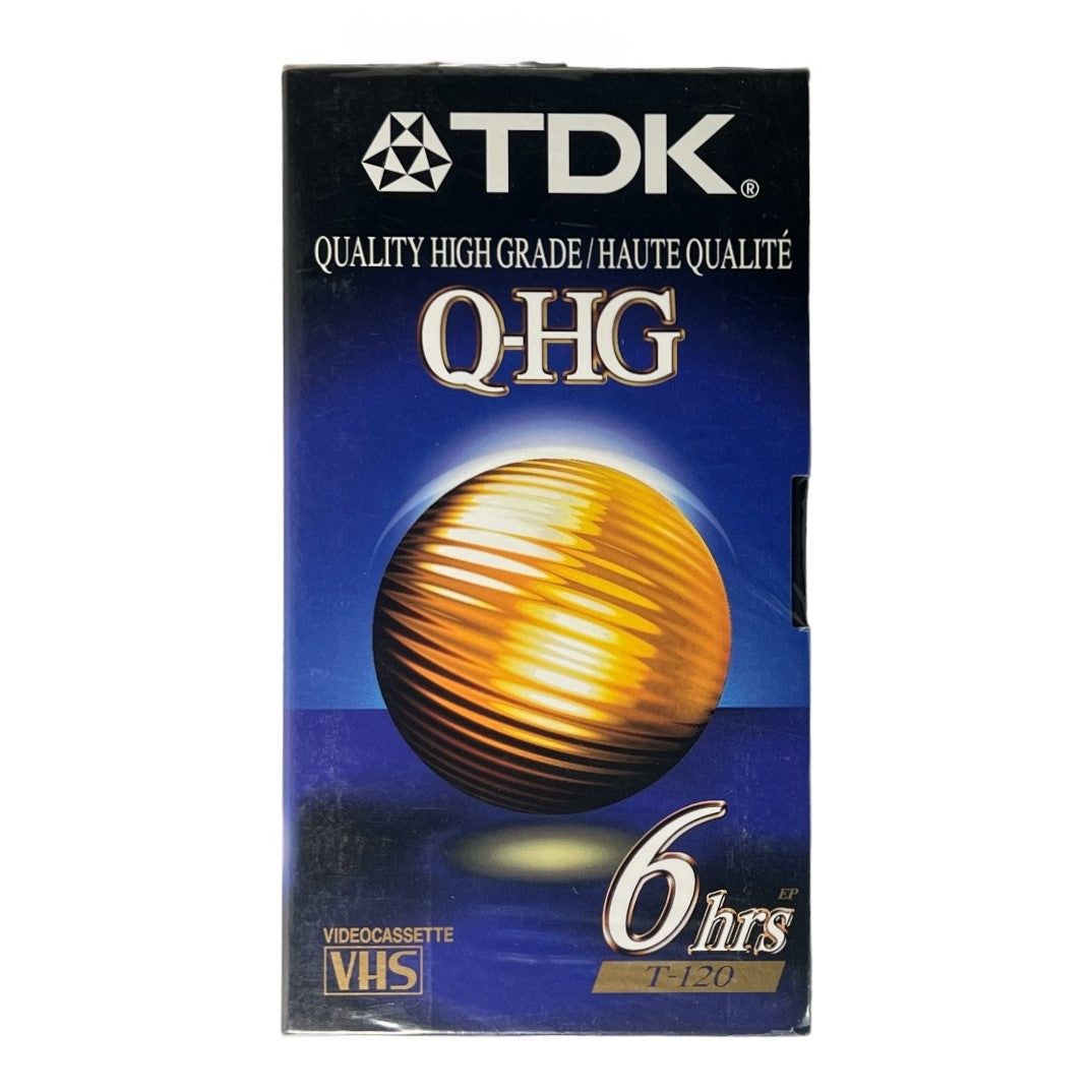 TDK ~ Q-HG T-120 - 6 Hrs VHS Video Cassette