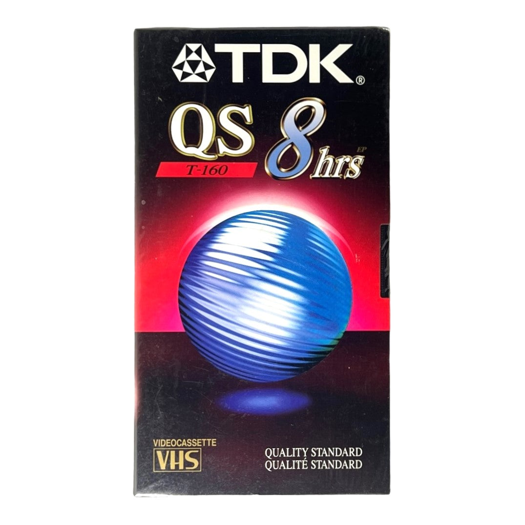 TDK ~ QS T-160 - 8 Hrs VHS Video Cassette