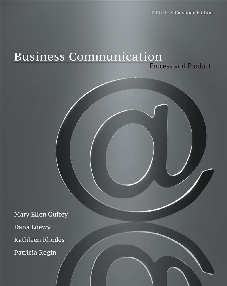 Business Communication: Process and Product